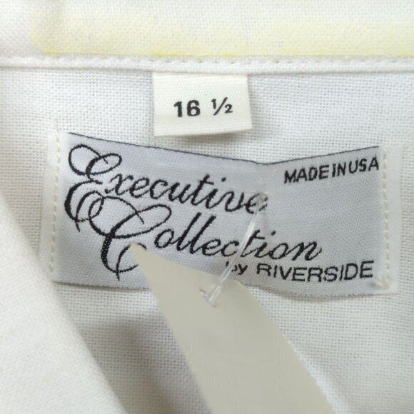 Coca Cola White Cotton Oxford Button Down Short Sleeve Employe Shirt, Men's 16.5 - Picture 7 of 10